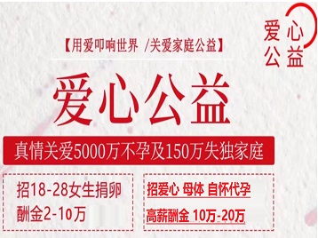 富民捐卵助孕生子 爱心志愿者招募